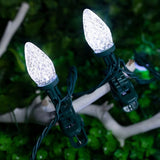 Moonflor C9 LED Christmas Lights Outdoor with 50 Spring Clips, 50ft 50 LED Waterproof Strawberry String Lights | Lumora