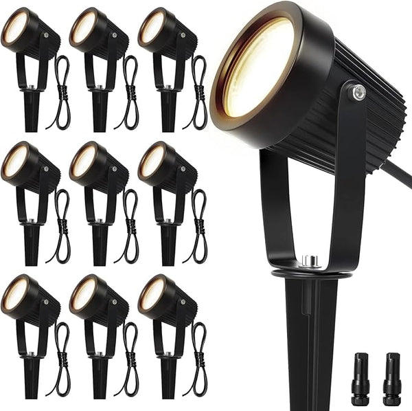 Low Voltage Landscape Spotlight, 12V LED Outdoor Spot Lights, Landscape Lighting Wired for Yard Path Garden Tree | Lumora