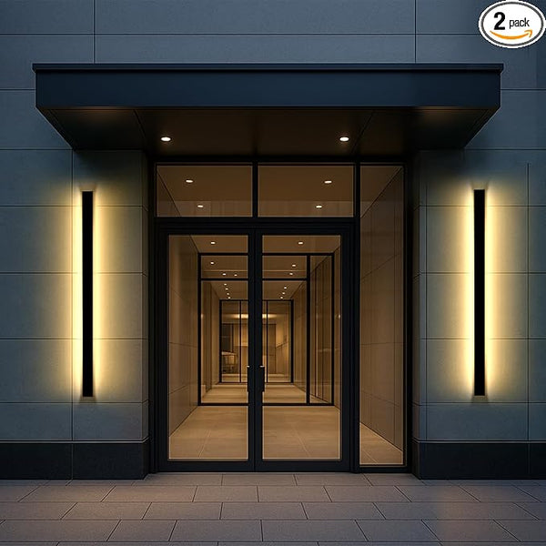 70.87 in Modern Outdoor Lights, 3000K Linear Exterior Wall Light Wall Mount, IP65 Waterproof Long Wall Sconce Light | Lumora