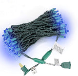 100 Count Blue LED Christmas Lights 50ft 5mm Blue, Waterproof, Indoor/Outdoor, UL, IP65 | Lumora