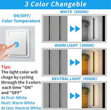 Mikeru 31.4inch Outdoor Wall Light Fixtures, 3000k/4500k/6000k Three Colors Switchable Exterior Wall Sconces | Lumora
