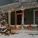 C7 LED Christmas Lights 25Ft Frosted White Outdoor String Lights with 27 Warm White LED Bulbs (2 Spare), Vintage | Lumora