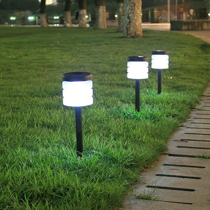 Solar Lights Outdoor 2 Pack Solar Pathway Lights Outdoor Waterproof LED Landscape Garden Lights Solar Garden Lights for Pathway Walkway Yard