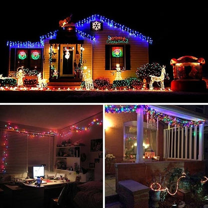 Solar Rope Lights, 23ft 50LED Waterproof Copper Tube Wire String Lights for Garden,Yard, Path, Fence, Stairs, Backyard, Patio Decorative (Multicolor)