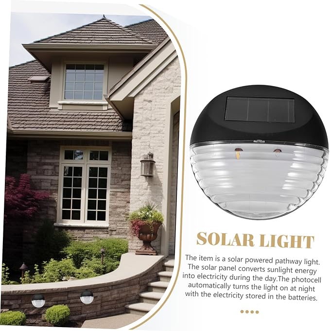 HOMSFOU Outdoor Led Solar Pathway Lights 4 Pack for Stairs Fence Garden Low Lighting | Lumora
