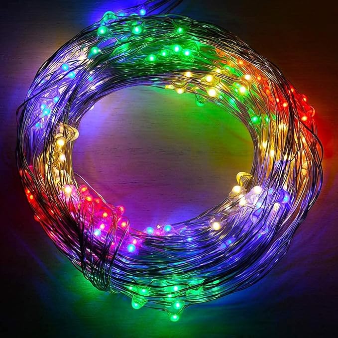 2 Pack Solar Powered Fairy String Lights Outdoor Waterproof 8 Modes Twinkle Christmas Decorations Lights, Each | Lumora