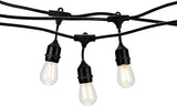 HLO Lighting Outdoor Weatherproof Commercial LED Backyard Bistro Cafe Patio Light String, 48Ft Vintage Edison Porch | Lumora