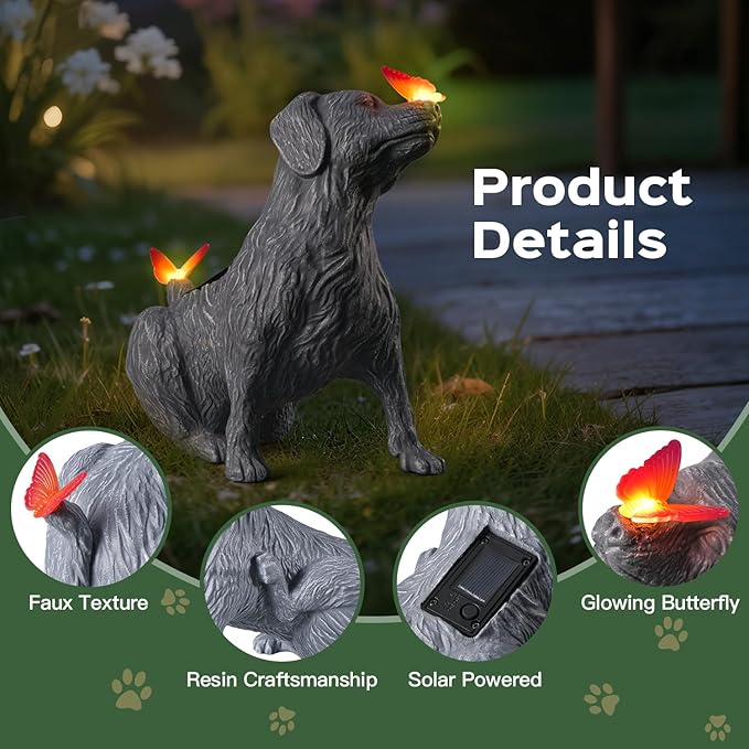DyBaxa Garden Décor, Garden Statues, Gifts for Women, Mom, Grandma, Patio, Balcony, Yard Decorations Outdoor | Lumora