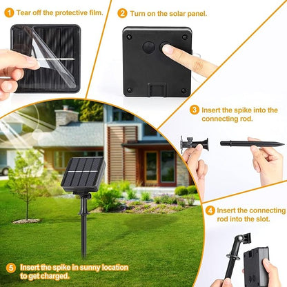 Solar Pathway Lights Solar Fairy String Lights 72FT 200 LED Outdoor Twinkle Waterproof Yard Patio Decor