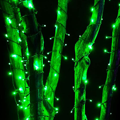 164Ft 500 LED Green St. Patrick's Day Lights, Waterproof 8 Twinkle with Memory Functions Green String Lights for Indoor Outdoor Tree Garden St. Patrick's Day Decoration