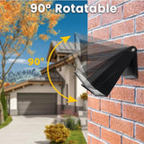 Outdoor Spotlight Solar Powered, Dusk to Dawn Deck Lights, 2-Mode 90° Adjustable Ideal for Wet Location, Bright | Lumora