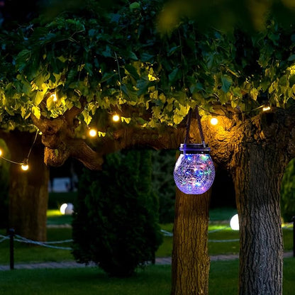 DOITOOL 2 Pcs Solar Lights Replacement Top, 3.14 Inchwaterproof Solar Fairy Lights Jar Lids String Parts for Outdoor Watering Can Hanging Lanterns Patio Yard Garden Wedding Decoration
