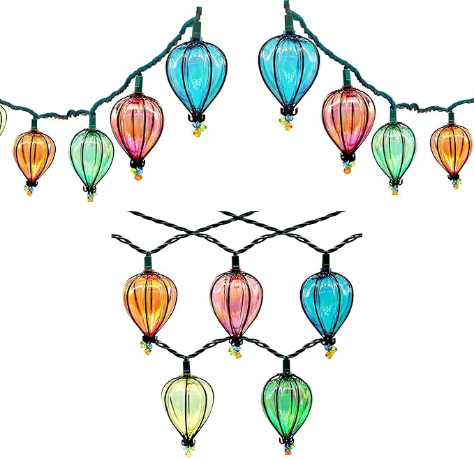 11FT Fairy String Lights with 10 Color Bulbs Decorations, Outdoor Tropical Beach Theme Lights Patio String Lights | Lumora