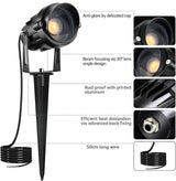 Low Voltage Landscape Lights with Connectors Outdoor: 7W 700LM LED Landscape Lighting for Tree Garden Yard Pathway | Lumora