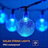 20 LED Decorations Crystal Globe Solar String Extra-Bright Outdoor Lights with 8 Lighting Modes Waterproof Solar | Lumora