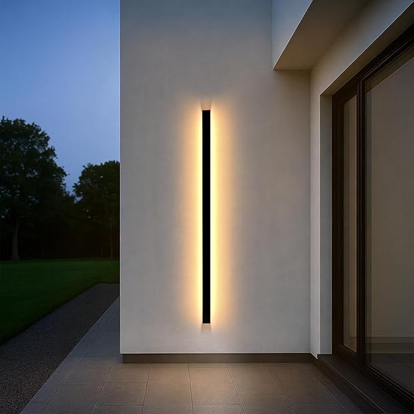 92.5" Modern Outdoor Wall Lights,Long Outdoor Wall Sconce for House, Waterproof Ip65 Linear Wall Light, 70W LED | Lumora