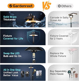 Gardenreet Low Voltage Landscape Lighting Brass, Warm & Neutral White Adjustable 12v Pathway Lights Waterproof | Lumora