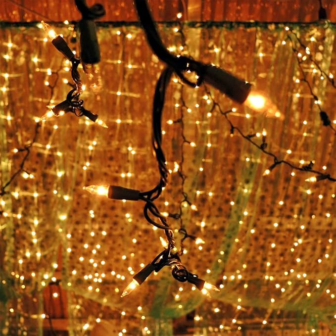 2 Pack Christmas String Lights with Built-in Timer - Total 100 LED 36ft Fairy Battery String Lights - Mini Lighting for Garden Festival Living room Xmas Tree Christmas Decorations - Warm White