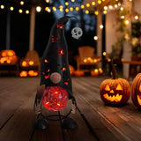 Halloween Decorations Outdoor Solar Lights Gnome, Color Changing LED Lights with Jack-O-Lantern Hollowed-Out Hat | Lumora