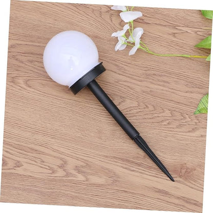 2pcs Solar Lawn Light Ground Plug Path Light Waterproof Outdoor Landscape Lighting Warm White for Garden Yard Patio