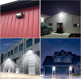 WYZM 120W LED Wall Pack with Dusk-to-Dawn Photocell, 5000K Daylight,15600LM, Replacement for 500-600W HPS MH Bulb | Lumora