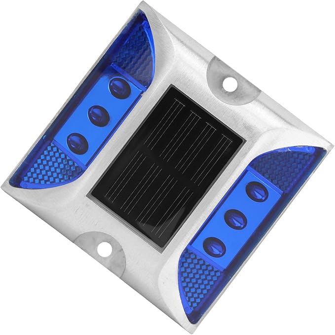 LED Solar Power Ground Marker Lights, Outdoor Driveway Road Spike Lamp, Solar - Powered LED Ground Light with 1000m | Lumora