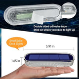 YiLaie Solar Stair Lights Outdoor Waterproof, Stick on Solar Strip Lights Auto ON/Off, Small Step for Outside Dock | Lumora