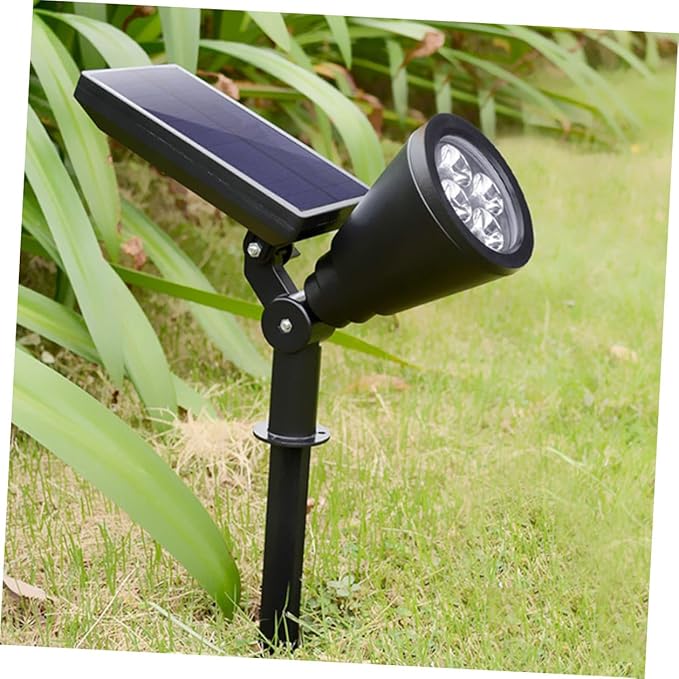 NUOBESTY Solar Lawn Spotlight and Wall Mount Solar Garden Lights with 4 LEDs for - Outdoor Security Flood Light | Lumora