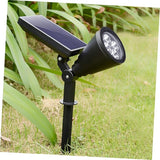 NUOBESTY Solar Lawn Spotlight and Wall Mount Solar Garden Lights with 4 LEDs for - Outdoor Security Flood Light | Lumora