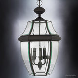Urban Ambiance Luxury Colonial Outdoor Pendant Light, Large Size: 21" H x 12.5" W, with Tudor Style Elements | Lumora