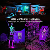 TOVEENEN Color LED Outdoor Landscape Spotlight - 120V 12W Waterproof Spot Lights for Christmas Halloween Yard | Lumora