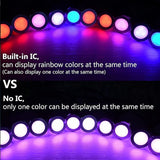 LED Deck Lights Kit, 20 Pack 1.77" RGBW+IC Multicolor Dynamic Low Voltage Recessed Landscape Lights, IP67 | Lumora