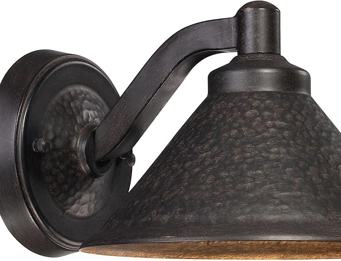 Minka Lavery The Great Outdoors 8101-A138-L Kirkham Outdoor LED Wall Mount, 1-Light, 10 Total Watts, 8.5-in H x 6-in W, Aspen Bronze