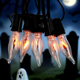 25-Pack Flickering Flame Light Bulbs, E12 Candelabra Base for Halloween & Christmas - Incandescent Outdoor Bulb | Lumora