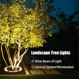 Tree Lights Outdoor, Low Voltage Landscape Lighting, DC 24V LED Landscape Spotlights Waterproof, 3000K Warm White | Lumora