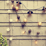 SUNSGNE 25FT Outdoor Edison Bulb String Lights with 27 Clear Edison Bulbs, ST35 Vintage String Lights for Patio | Lumora