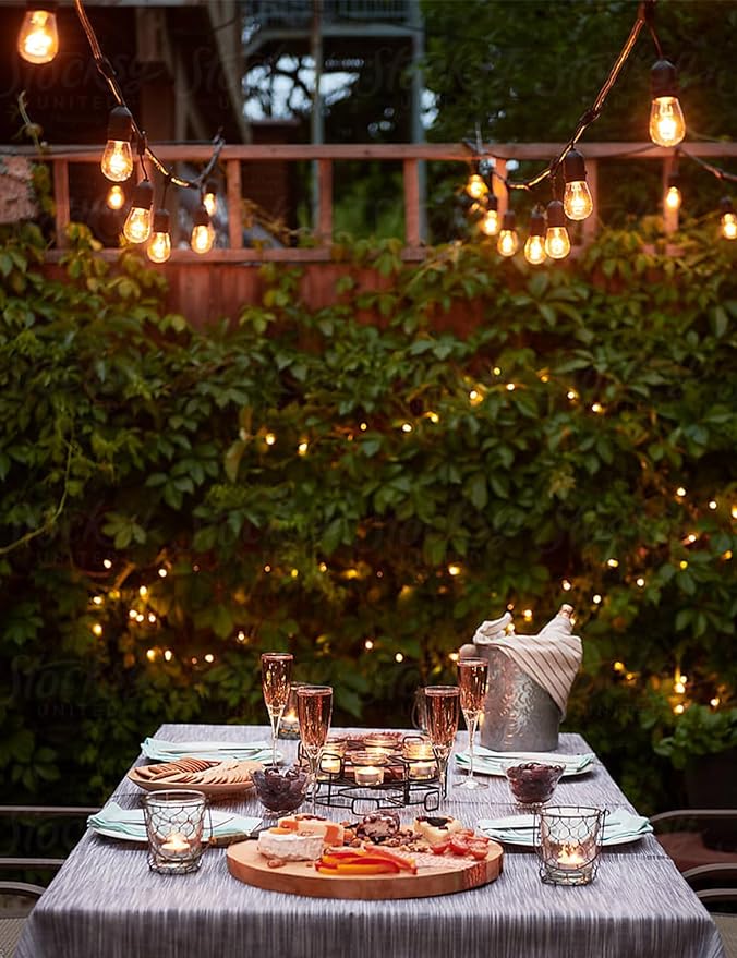 Svater Outdoor Led String Lights 75 FT, Patio Lights for Outside with 26pcs S14 Shatterproof Bulbs, IP65 Waterproof | Lumora
