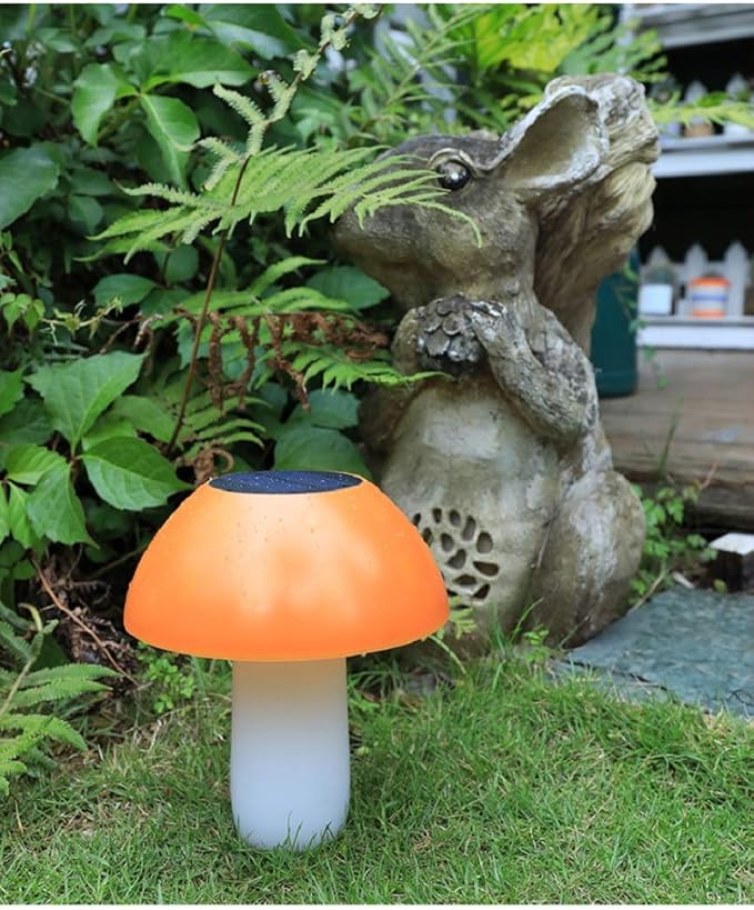 Solar Mushroom Lights Outdoor Light Sensor Ground 20LED Waterproof Landscape Lamp for Garden,Backyard,Step,Grass | Lumora