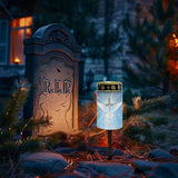 Poceacles Cross Outdoor Solar Lights - Waterproof Grave Stake Lights - Solar Powered Lanterns - Blue Dove of Peace | Lumora