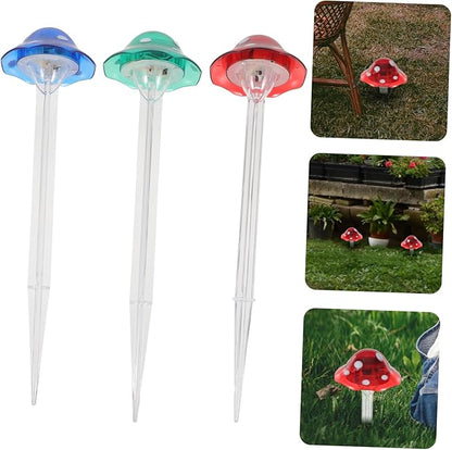 6Pcs Solar Powered Mushroom Lights for Garden Outdoor LED Landscape Lighting Waterproof Solar Pathway Lights for Patio and Lawn Decor