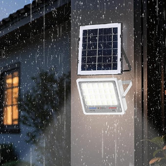 Solar LED Outdoor Lights - Waterproof Bright Lamp, Solar Pathway and Garden Lighting with Easy Installation, Energy Saving Wall and Roof Lights for Driveway, Patio, Porch, Sidewalk, Walkway