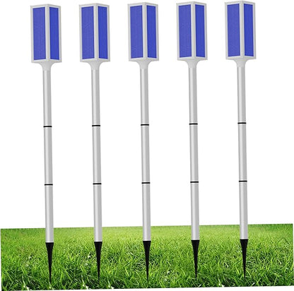 5Pcs Solar Driveway Lights, Waterproof Solar Pathway Lights Outdoor Reflective Road Marker for Deck Sidewalk Stair Step Pathway Driveway, Outdoor, Walkway