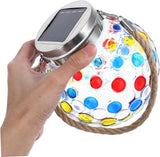 DOITOOL Solar Powered Glass Jar Led Lamp Decorative Hanging Light for Courtyard Garden and Patio Unique | Lumora