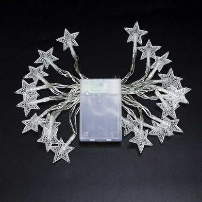 Star String Lights Battery Operated 40 LED 19.6FT Twinkle Little Star Lights Indoor Starry Fairy Lights Warm White for Patio Wedding Bedroom Christmas Home Decoration