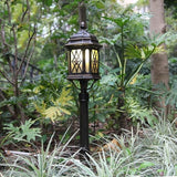 Lights Outdoor Classic Antique Brown Die-cast Aluminum Metal Pathway Lawn Post Pole Lamp IP55 Waterproof Exterior | Lumora