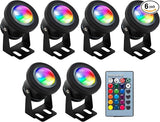 12Vmonster Color Changing RGB IP68 LED Outdoor Spot Light – 12V 10W Waterproof Garden Lighting – Multicolor | Lumora