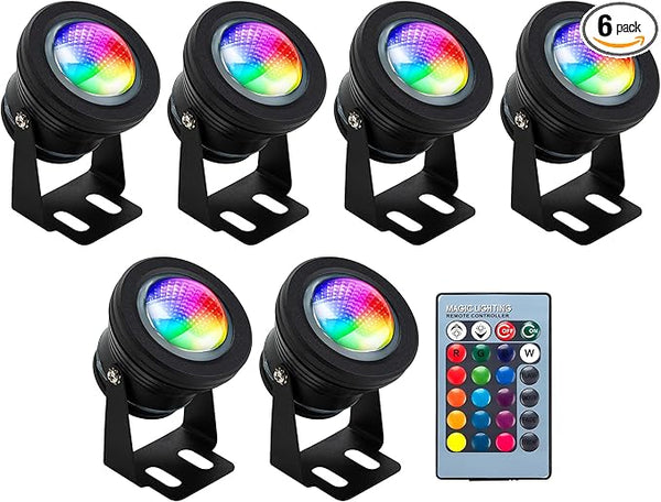12Vmonster Color Changing RGB IP68 LED Outdoor Spot Light – 12V 10W Waterproof Garden Lighting – Multicolor | Lumora