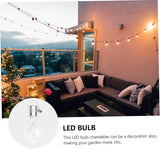 6pcs Solar Led Bulb Chandelier Eco-Friendly Decorative Light Bulbs for Garden Patio Outdoor Warm Light Vanity | Lumora