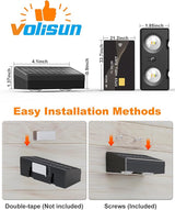 VOLISUN Solar Fence Lights with Remote Control, 50 Lumen LED Fence Lights Solar Powered, IP65 - Outdoor Path Light | Lumora