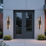 LamQee 31.5" Aluminum Long Outdoor Wall Lights, 3000K 1000LM 20W Integrated LED, Black Modern Exterior Lighting | Lumora